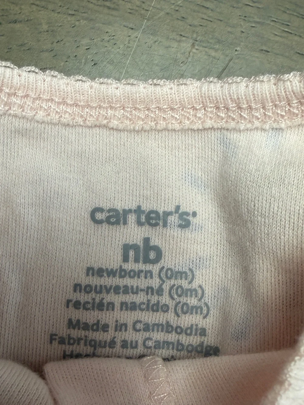 Carter's Newborn Girls 3-Pack Footed Snap Sleepers Cotton Knit Floral Newborn